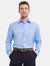 Mens Ultimate Non-Iron Tailored Long-Sleeved Formal Shirt - Bright Sky - Bright Sky