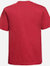 Russell Europe Mens Classic Heavyweight Ringspun Short Sleeve T-Shirt (Classic Red)