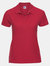 Russell Europe Womens/Ladies Ultimate Classic Cotton Short Sleeve Polo Shirt (Classic Red) - Classic Red