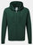 Russell Mens Authentic Full Zip Hooded Sweatshirt/Hoodie (Bottle Green) - Bottle Green