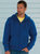 Russell Mens Authentic Full Zip Hooded Sweatshirt/Hoodie (Bright Royal)