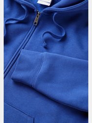 Russell Mens Authentic Full Zip Hooded Sweatshirt/Hoodie (Bright Royal)