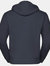 Russell Mens Authentic Full Zip Hooded Sweatshirt/Hoodie (Convoy Gray)