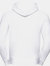 Russell Mens Authentic Full Zip Hooded Sweatshirt/Hoodie (White)