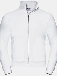 Russell Mens Authentic Full Zip Jacket (White)