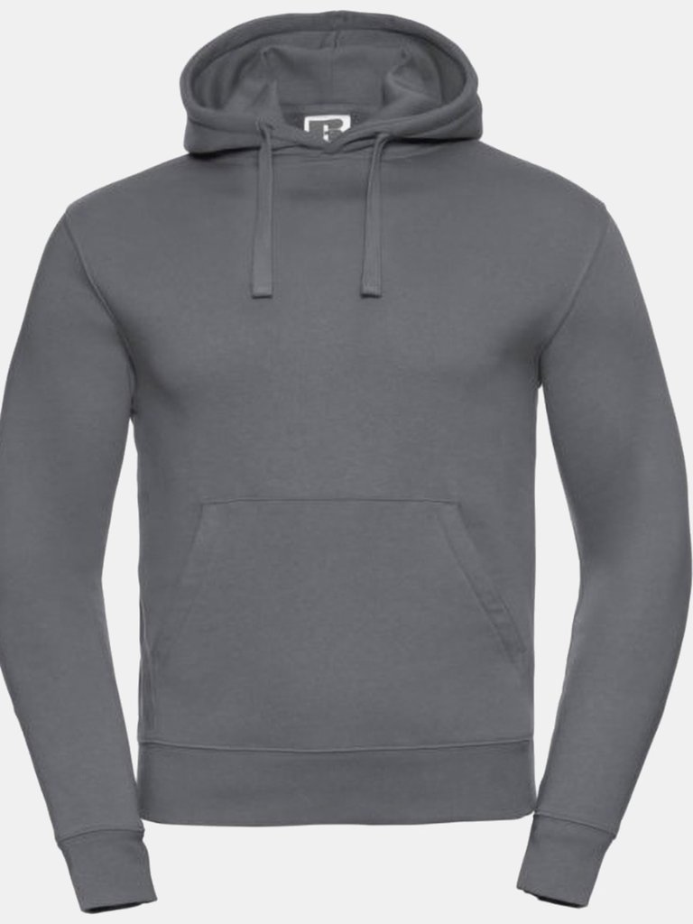 Russell Mens Authentic Hooded Sweatshirt / Hoodie (Convoy Gray) - Convoy Gray