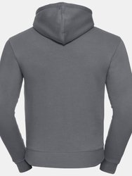 Russell Mens Authentic Hooded Sweatshirt / Hoodie (Convoy Gray)