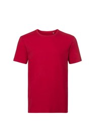 Russell Mens Authentic Pure T-Shirt (Classic Red) - Classic Red