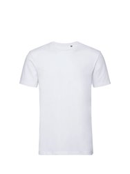 Russell Mens Authentic Pure T-Shirt (White) - White