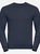 Russell Mens Authentic Sweatshirt (Slimmer Cut) (French Navy) - French Navy