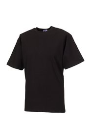 Russell Mens Heavyweight T-Shirt (Black) - Black