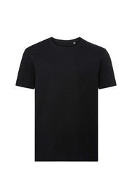 Russell Mens Pure Short-Sleeved T-Shirt (Black) - Black