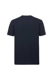 Russell Mens Pure Short-Sleeved T-Shirt (French Navy)