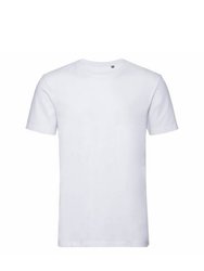 Russell Mens Pure Short-Sleeved T-Shirt (White) - White