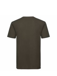 Russell Mens Short-Sleeved T-Shirt (Dark Olive)