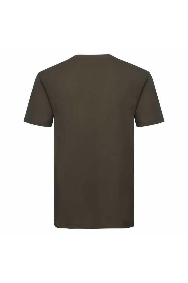 Russell Mens Short-Sleeved T-Shirt (Dark Olive)