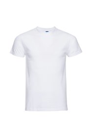 Russell Mens Slim Short Sleeve T-Shirt (White) - White