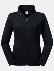 Russell Womens/Ladies Authentic Sweat Jacket (Black) - Black