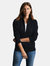 Russell Womens/Ladies Authentic Sweat Jacket (Black)
