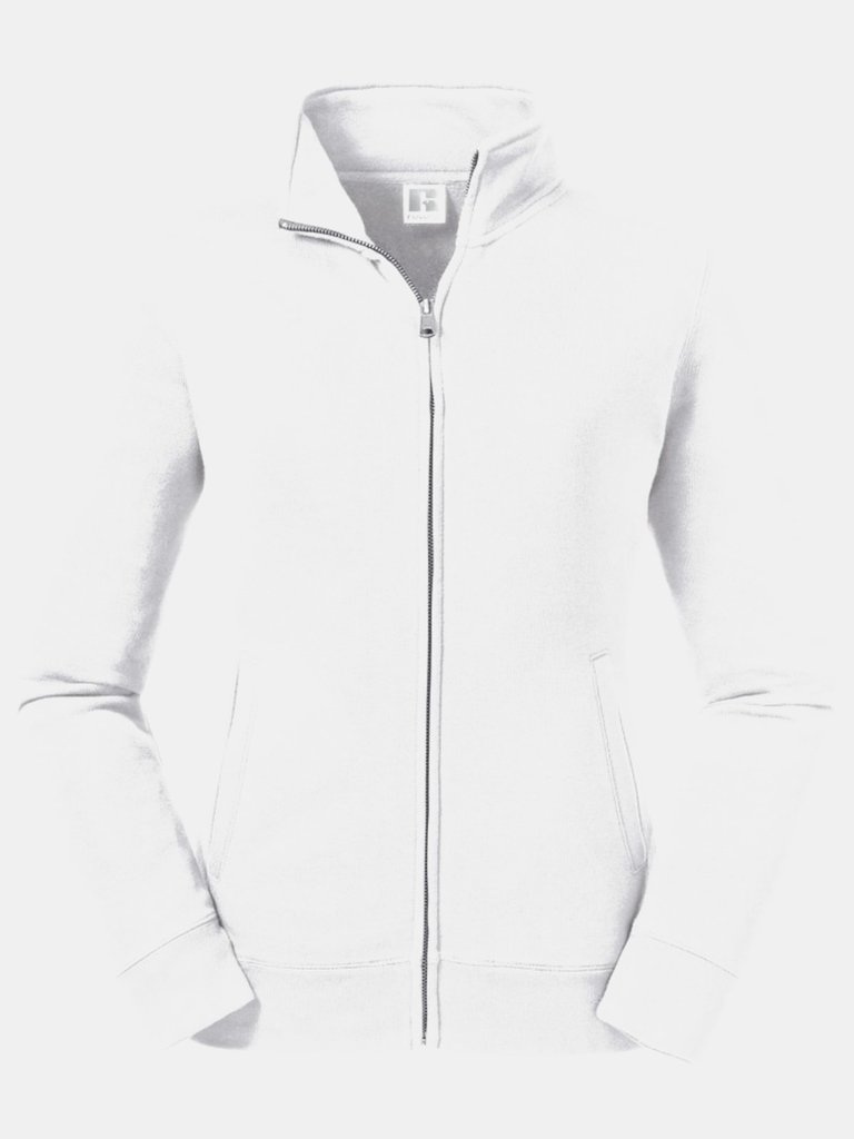 Russell Womens/Ladies Authentic Sweat Jacket (White) - White