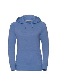 Russell Womens/Ladies HD Hooded Sweatshirt (Blue Marl)