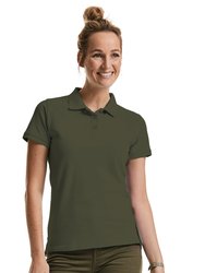 Russell Womens/Ladies Pure Polo (Dark Olive)