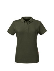 Russell Womens/Ladies Pure Polo (Dark Olive) - Dark Olive