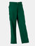 Russell Workwear Mens Polycotton Twill Trouser / Pants (Long) (Bottle Green)
