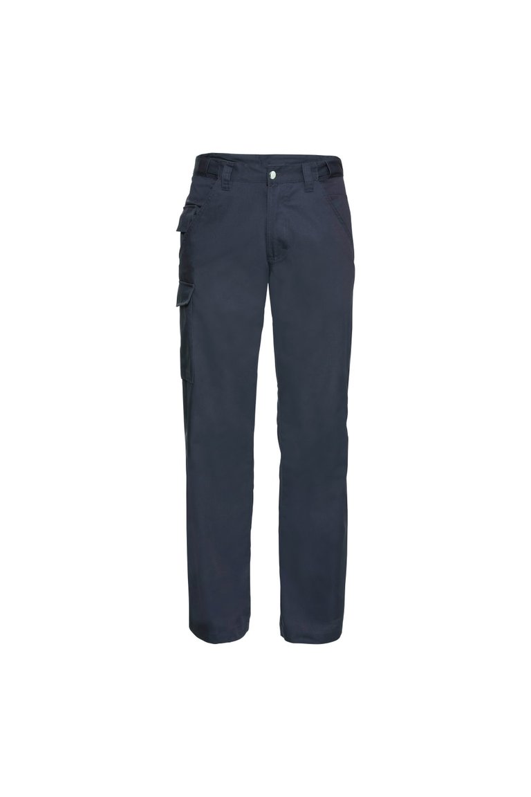 Russell Workwear Mens Polycotton Twill Trouser / Pants (Long) (French Navy) - French Navy