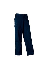 Russell Workwear Mens Polycotton Twill Trouser / Pants (Long) (French Navy)
