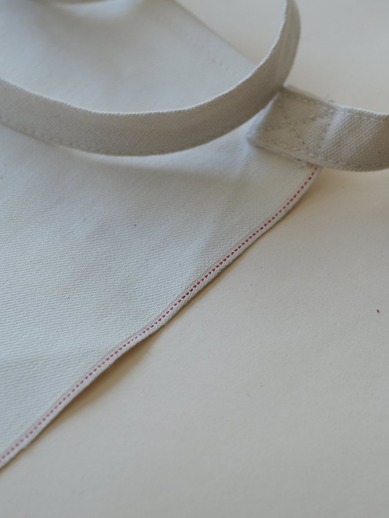 Dime Apron - Off White Cone Mill Selvedge