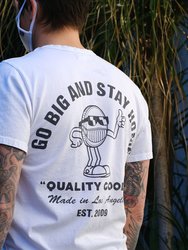 Dime Tee - Stay Home - White