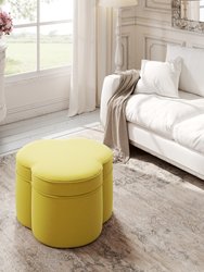 Akeem Cocktail Ottoman - Yellow