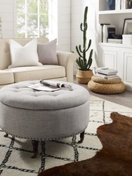 Amalia Ottoman - Grey