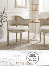 Arius Accent Chair - Linen - Cream White