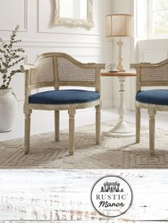  Arius Accent Chair - Linen - Navy