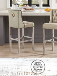 Kylynn Barstool Set of 2 - Beige