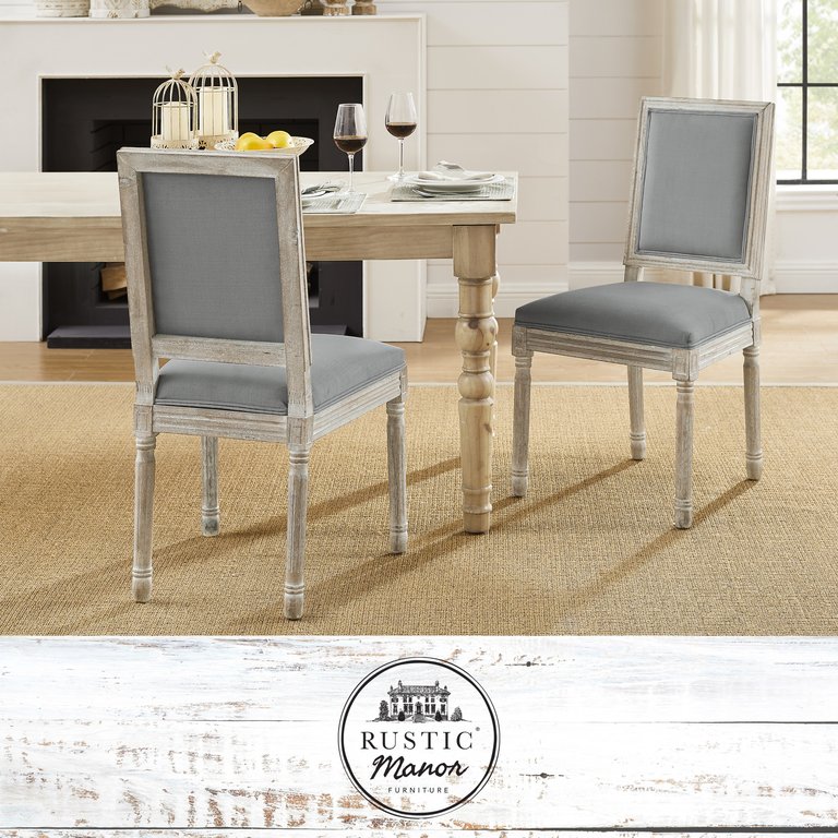 Olivier Dining Chair Set Of 2 - Grey