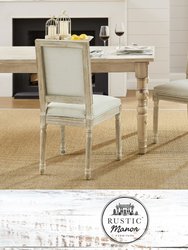 Olivier Dining Chair Set Of 2 - Cream White