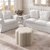 Paizley Ottoman - Light Beige