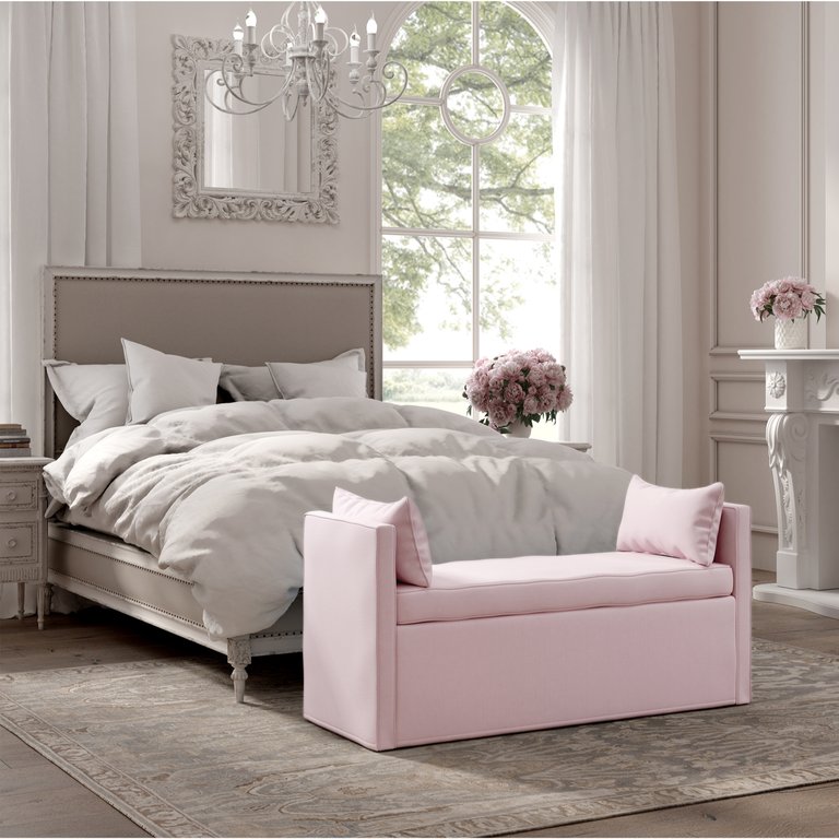 Persephone Bench - Light Pink