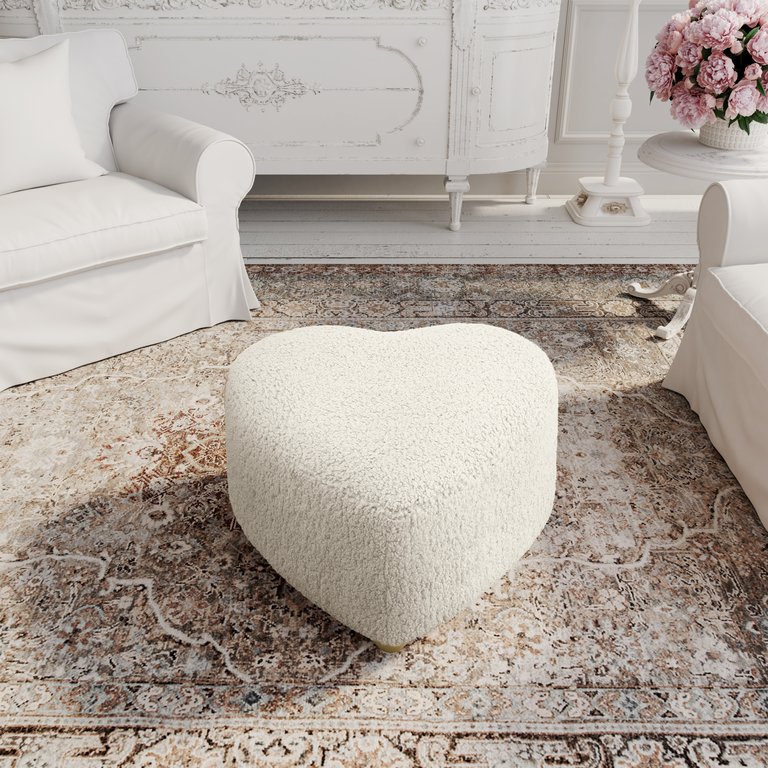 Rori Ottoman - White