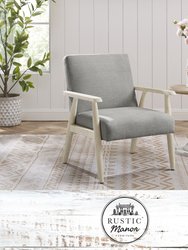 Vivianne Armchair - Grey - Grey/Cream