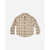 Kids Collared Long Sleeve Shirt In Plaid