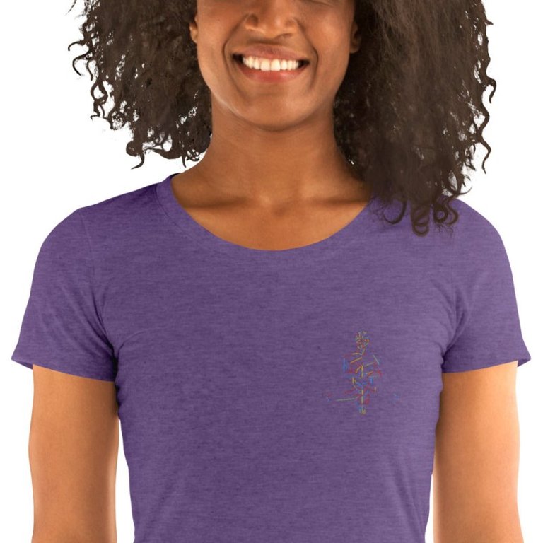 Women's Short Sleeve T-Shirt - Rebeccapurple - Rebeccapurple