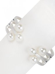 6 Pearl Cuff Bracelet