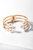 6 Pearl Cuff Bracelet - Gold