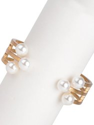 6 Pearl Cuff Bracelet