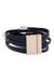 Achai Pearl Double Wrap Leather Bracelet