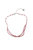 Beaded Crochet Choker Pink Necklace